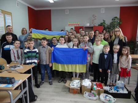 Zgromadzone środki pomocy dla poszkodowanej Ukrainy